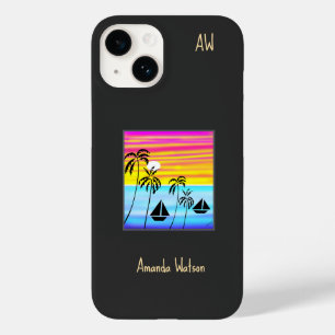 Fantastisk Tropical Sunset Sailing Mugg