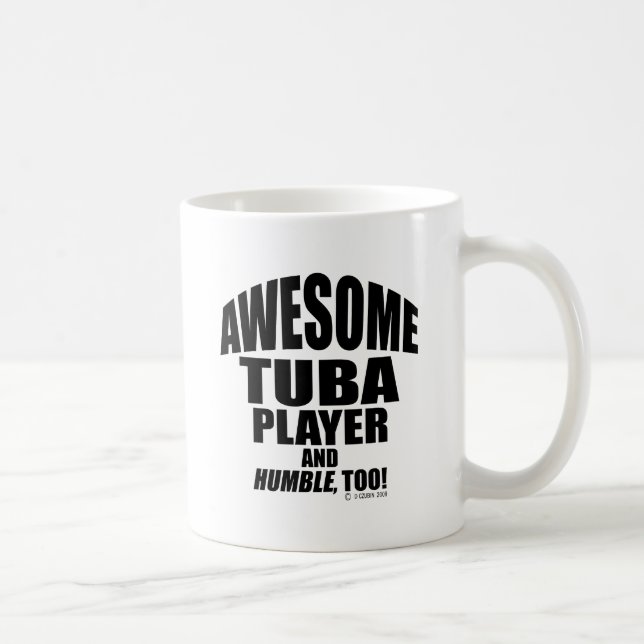Fantastisk Tuba Player Kaffemugg (Höger)