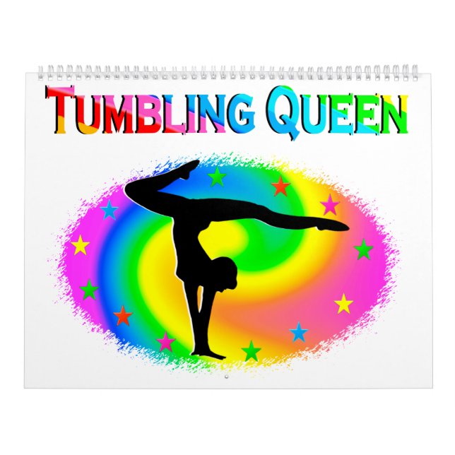 FANTASTISK TUMBLING QUEEN GYMNASTICS CALENDAR KALENDER (Omslag)