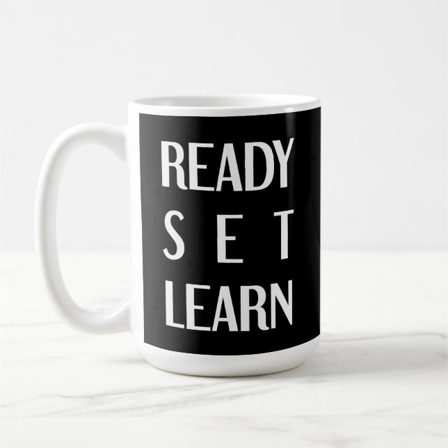 Fantastisk typografi Back to school inspiration Kaffemugg (Vänster)