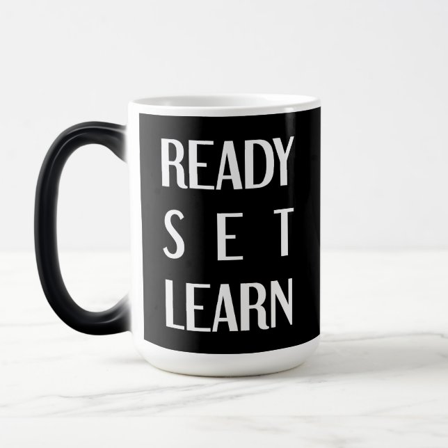 Fantastisk typografi Back to school inspiration Magisk Mugg (Vänster)