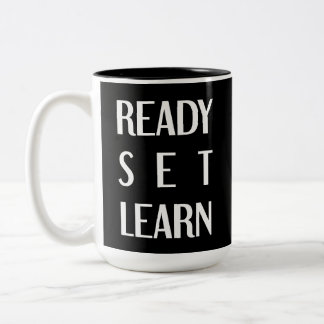 Fantastisk typografi Back to school inspiration Två-Tonad Mugg