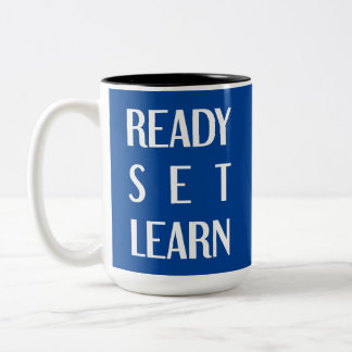 Fantastisk typografi Back to school inspiration Två-Tonad Mugg
