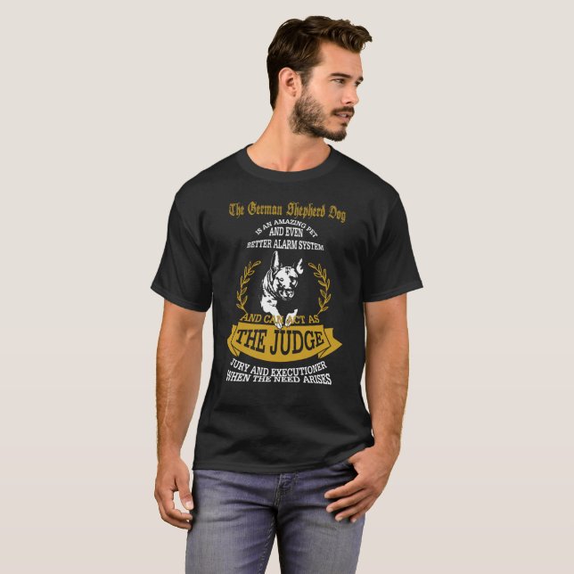 Fantastisk tysk herdehund tee shirt (Hel framsida)