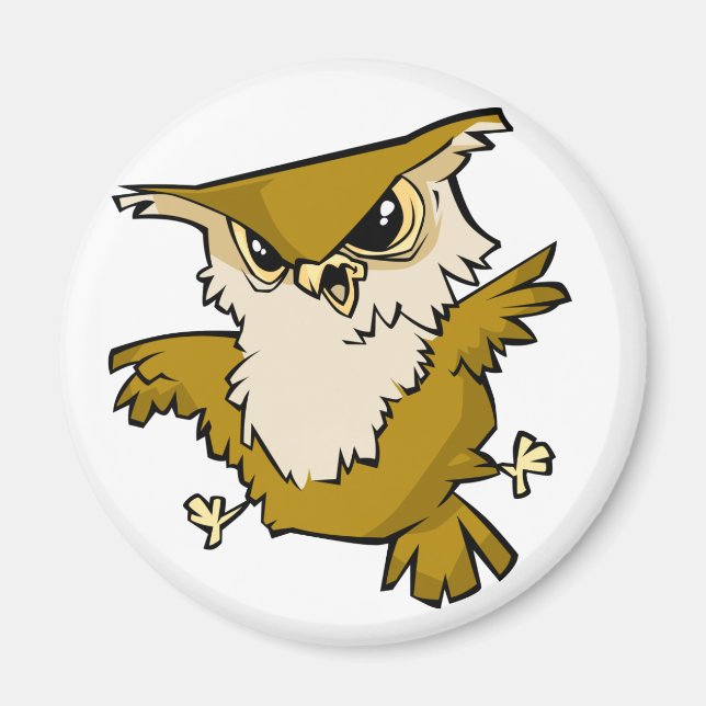 Fantastisk Uggla Magnet (Framsidan)