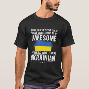 Fantastisk Ukrainas Flagga Ukraina ukrainska rotbo T Shirt