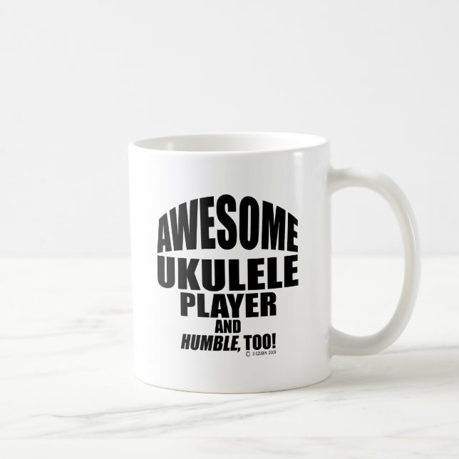 Fantastisk Ukulele Player Kaffemugg (Höger)
