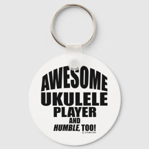 Fantastisk Ukulele Player Nyckelring