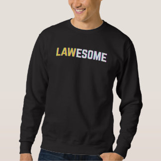 Fantastisk underbar jurist student advokat lång ärmad tröja