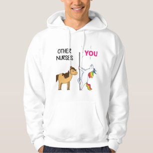 Fantastisk Unicorn Gift for Nurse Hoodie