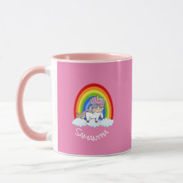 Fantastisk Unicorn Rosa Mugg
