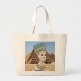 Fantastisk utformning av Nefertiti Jumbo Tygkasse