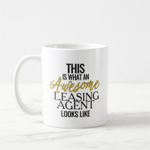 Fantastisk uthyrningsagent Roligt present Kaffemugg