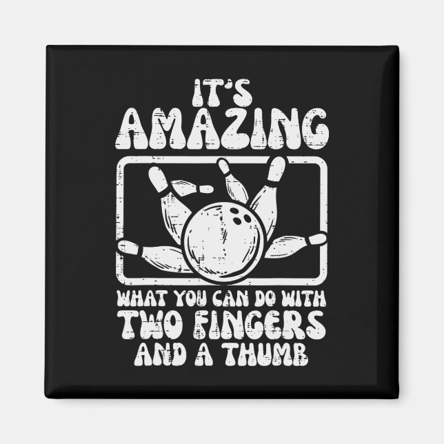 Fantastisk Vad du kan göra 2 Finger Thumb Bowling  Magnet (Framsidan)
