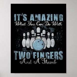 Fantastisk vad du kan göra med två Finger och en t Poster