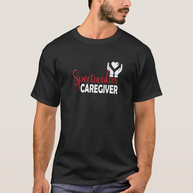 Fantastisk vårdgivare t shirt (Framsida)