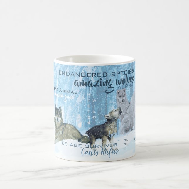 Fantastisk Vargar, typografi | PERSONLIG Kaffemugg (Center)
