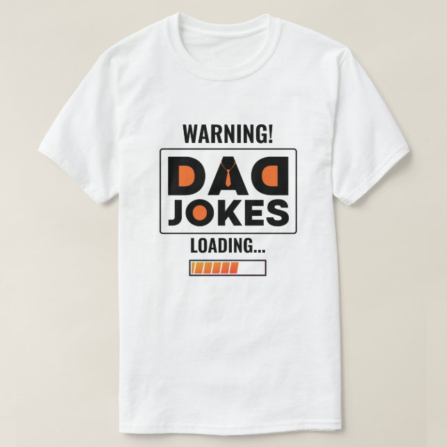Fantastisk varning! Joke Upload T-Shirt, pappa T Shirt (Design framsida)