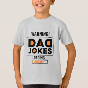 Fantastisk varning! Pappa Joke Loading T Shirt