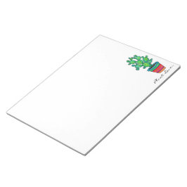 Fantastisk vattenfärgsaktus i vackra prickar anteckningsblock