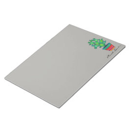 Fantastisk vattenfärgsaktus i vackra prickar anteckningsblock