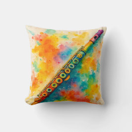 Fantastisk vattenfärgspolning kudde