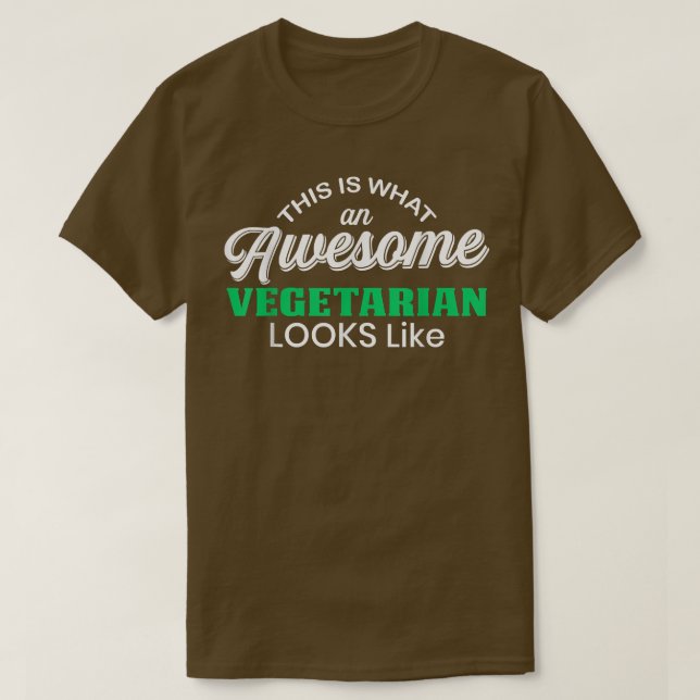 Fantastisk Vegetarian Gift T Shirt (Design framsida)