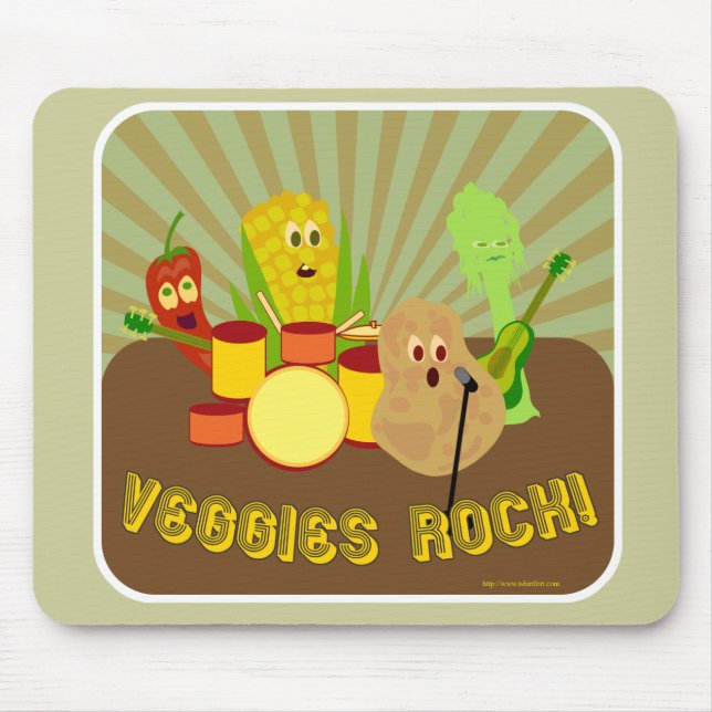 Fantastisk Veggie Band! Musmatta (Framsidan)
