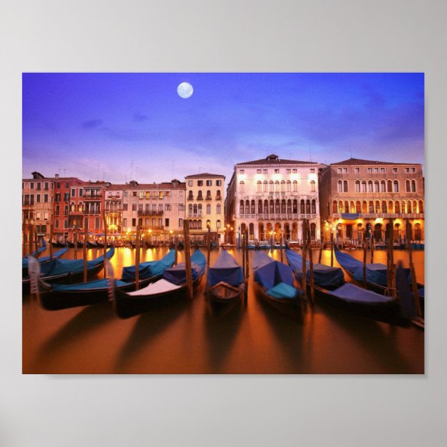 FANTASTISK Venedig Romantic Poster (Framsidan)