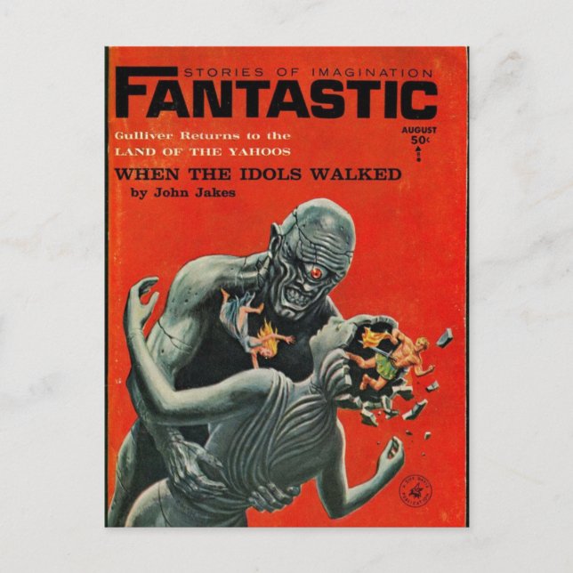 Fantastisk vetenskap 15 vykort (Framsida)