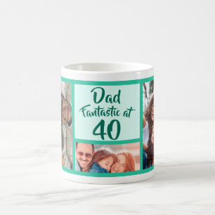 Fantastisk vid 40 Pappa-födelsedagskalender för fo Kaffemugg