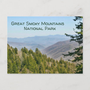 Fantastisk View Underbar Smoky Mountains nationalp Vykort