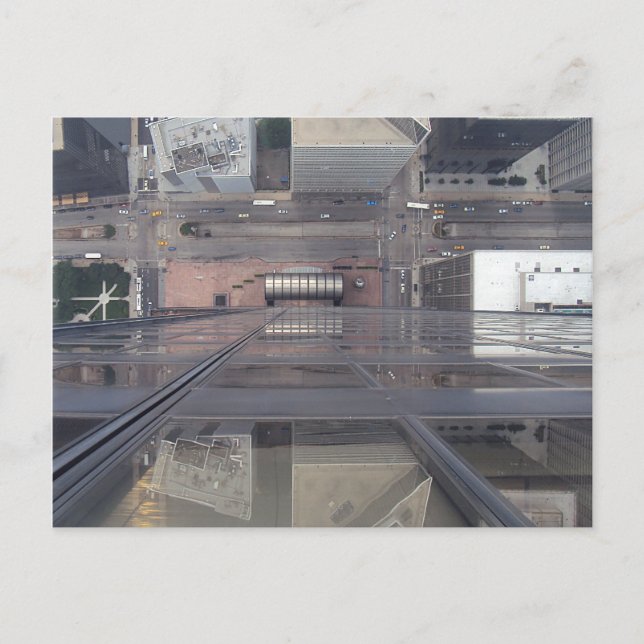 Fantastisk View Willis Torn Tittar ned Vykort (Framsida)