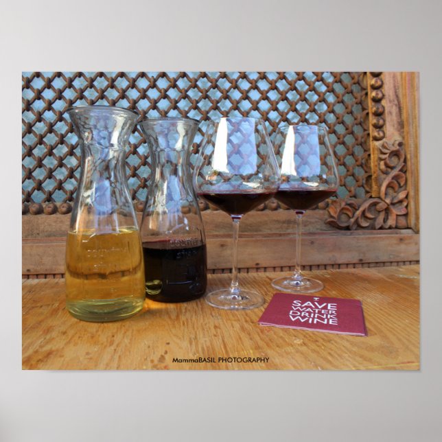 Fantastisk Vin Poster! Poster (Framsidan)
