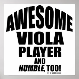 Fantastisk Viola Player Poster