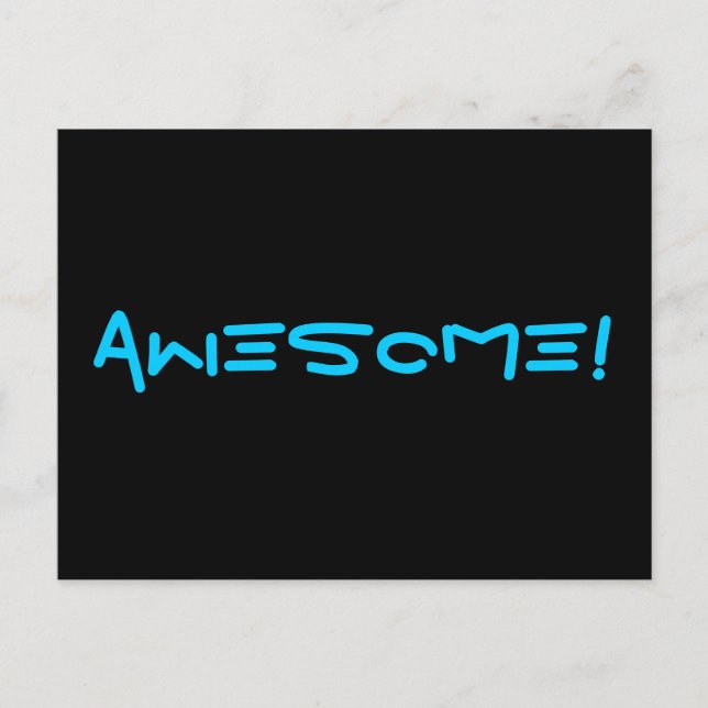 Fantastisk! Vykort (Framsida)