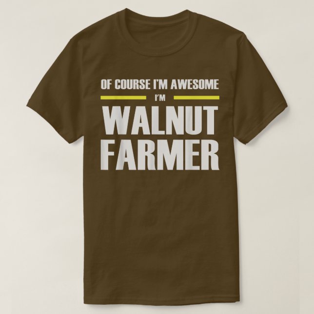 Fantastisk Walnut Farmer T Shirt (Design framsida)