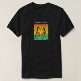Fantastisk Watercolor African Drumming T Shirt