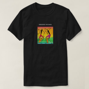 Fantastisk Watercolor African Drumming T Shirt
