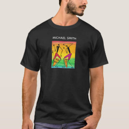 Fantastisk Watercolor African Drumming T Shirt