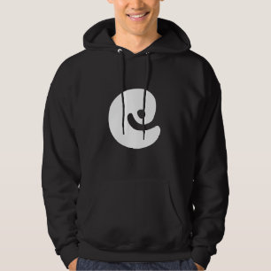 Fantastisk white japanese text front and back mana hoodie