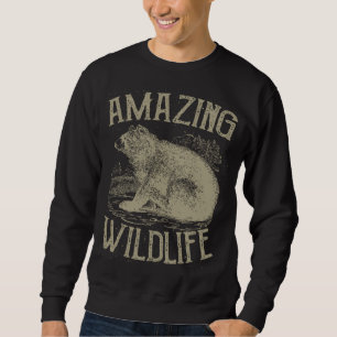Fantastisk Wildlife Illustration - Naturens Majest Lång Ärmad Tröja