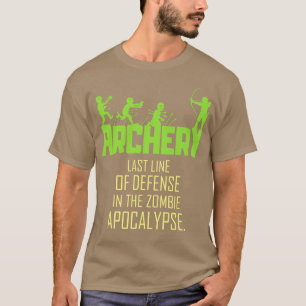 Fantastisk Zombie Archery Gift Print Manar Womens T Shirt