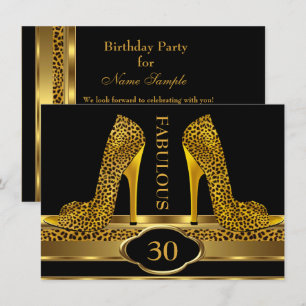 Fantastiska 30 Leopard Guld Gepard Höga Klackar Pa Inbjudningar