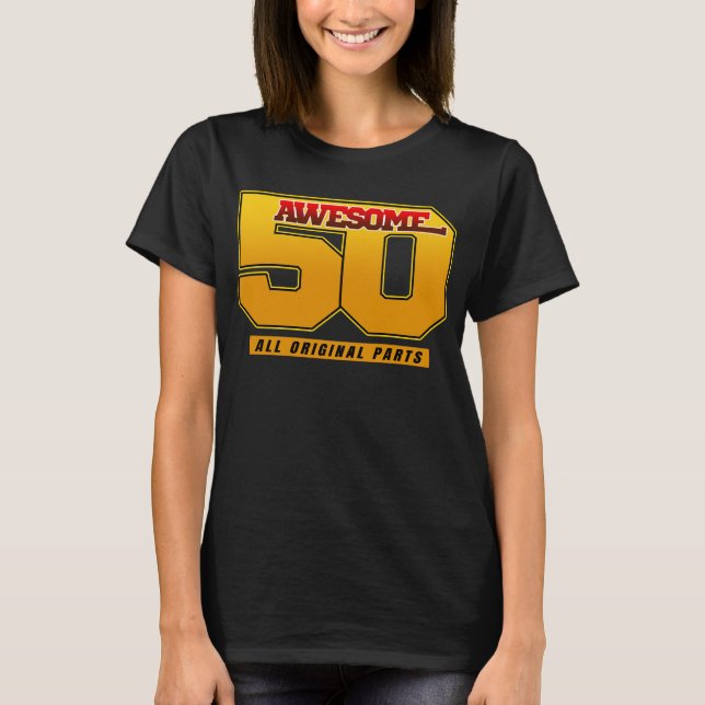 Fantastiska 50 år födelsedagsjubileum t shirt (Framsida)