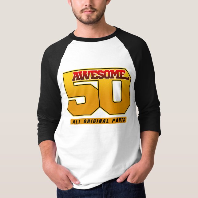 Fantastiska 50 år födelsedagsjubileum t shirt (Framsida)