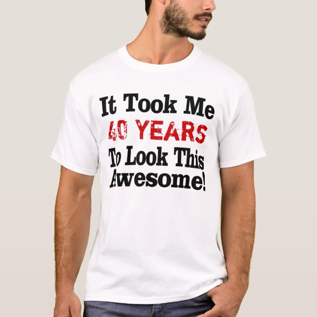 Fantastiska År Gammal Tee Shirt (Framsida)
