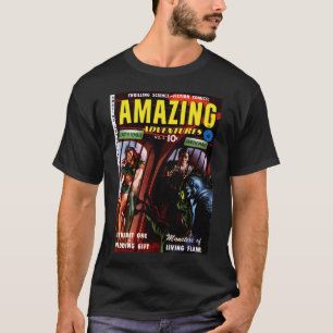 Fantastiska Äventyr #2 Retro Sci-Fi Serietidning T Shirt