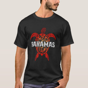 Fantastiska Bahamas Tribal Havssköldpadda Surfar S T Shirt