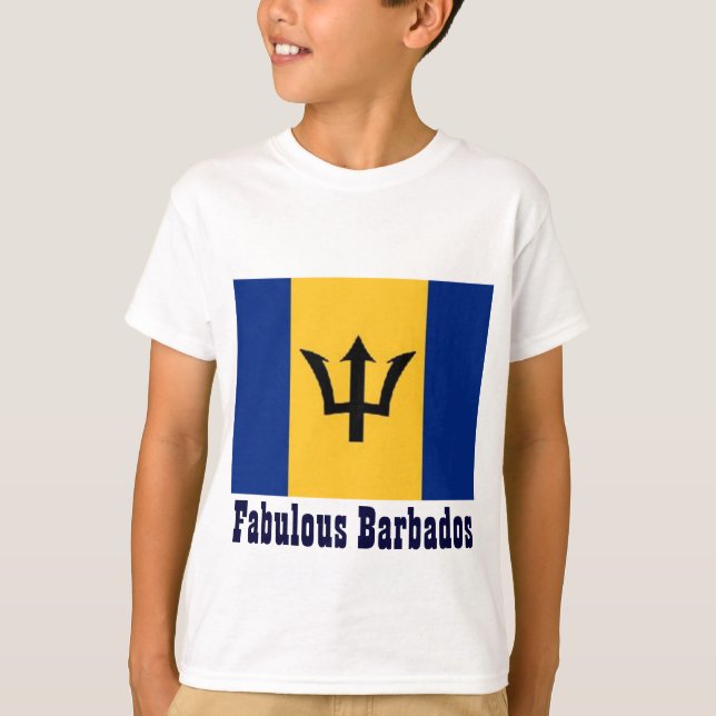 fantastiska barbados-barn t-shirt (Framsida)